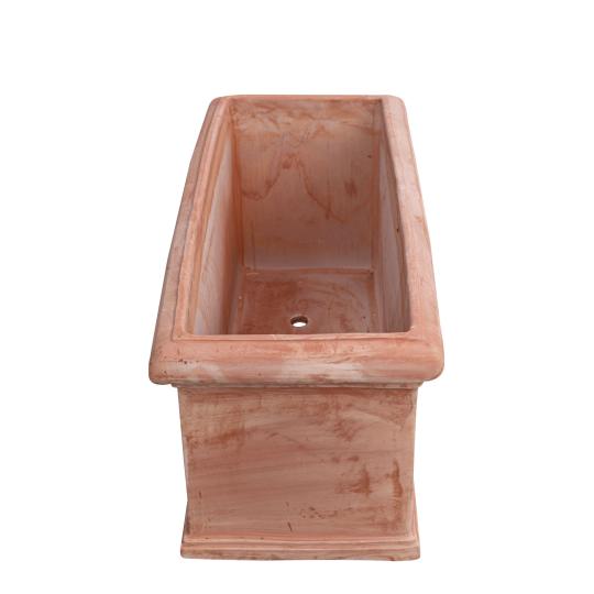 nagy mediterran viraglada terracotta keramia voros rusztikus toszkan kulteri kaspo viraglada kert dekoracio 2.jpg